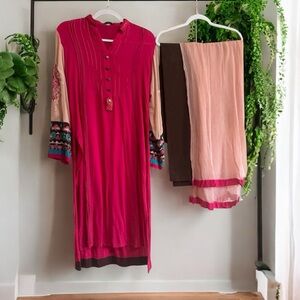 Pakistani Designer Dress 3Pc